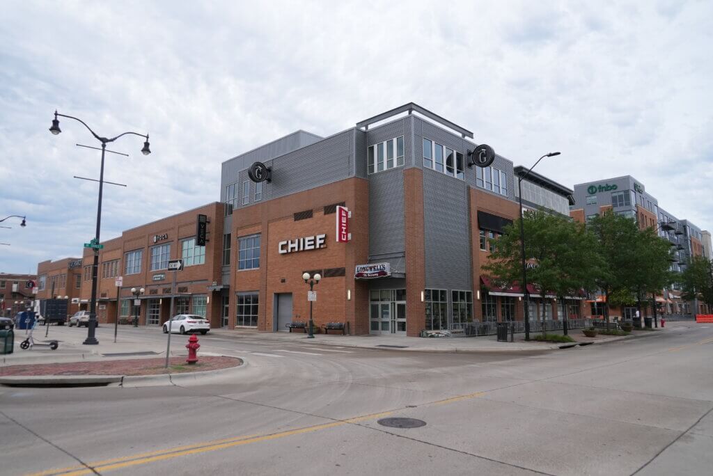 Modern exterior or symbolic representation of Chief Buildings' new facility or expansion site in Lincoln, Nebraska.